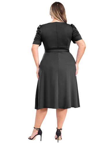 Damen Kleid Dinner Sommerkleid Arbeitskleider Tanzkleid Performance Streetwear - Bild 19 von 36