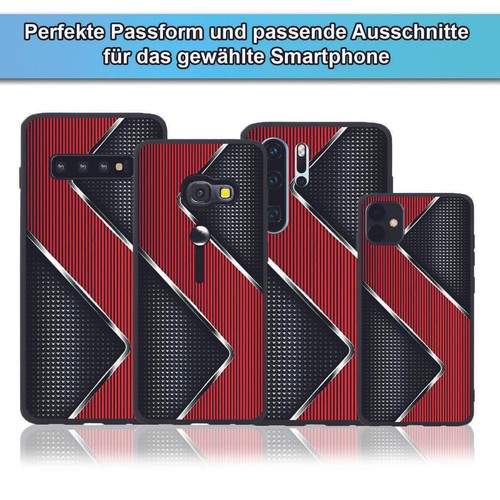 Silikon TPU Handy Schutz Hülle mit Band Handykette Cover Case Kordel - KBX-84 # - Picture 8 of 11