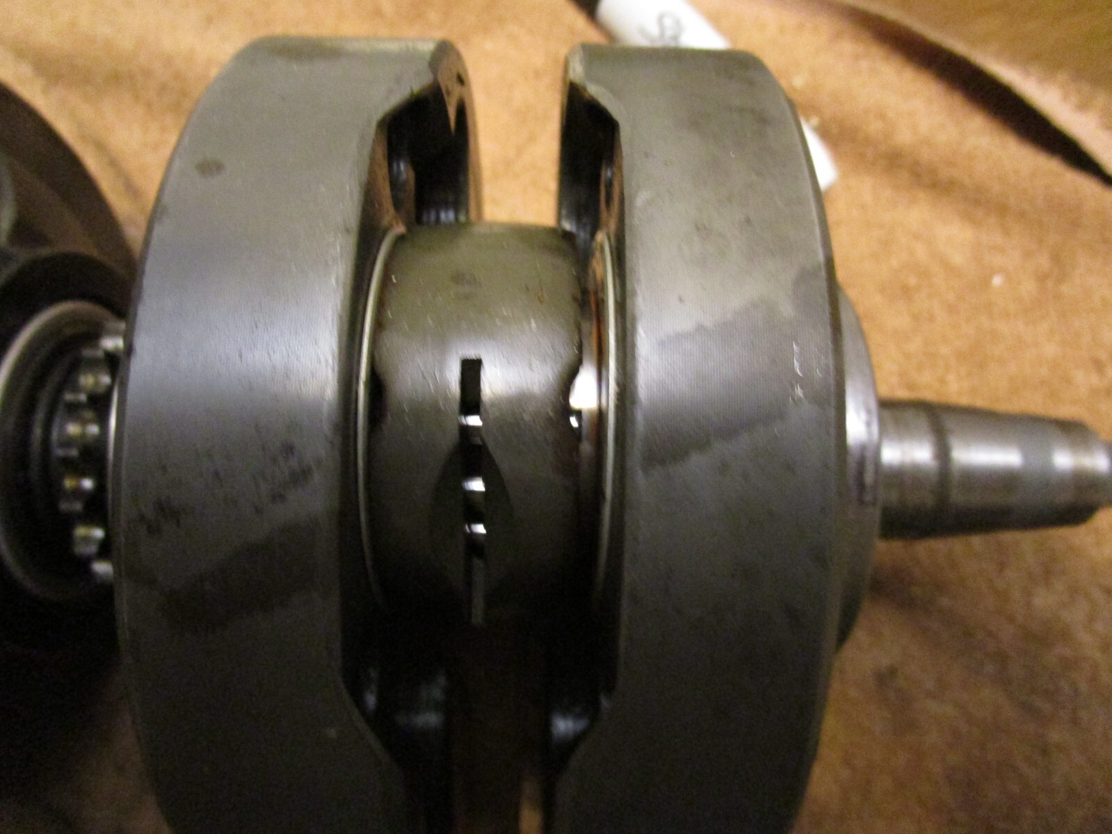 1975 Yamaha XS650 Engine crankshaft crank connecting rods assembly