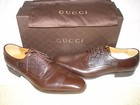 100% AUTHENTIC NEW MEN GUCCI LEVEN DIAMANTE DERBY/ DRIVERS/LOAFERS 12 G/ US 13 — photo 2