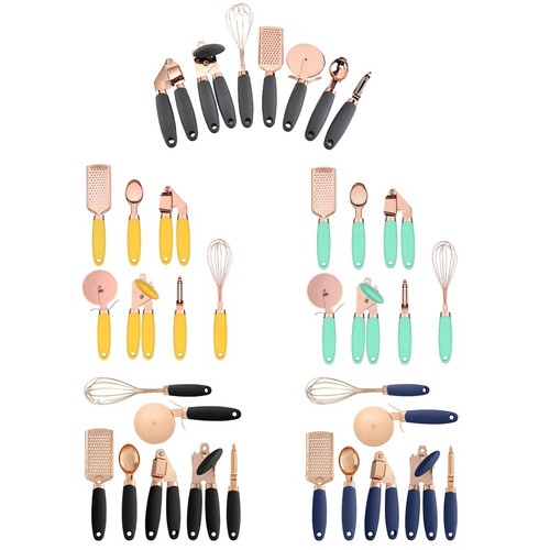 Kitchen Utensil Set Peeler Cheese Grater Whisk Baking Cooking Tool