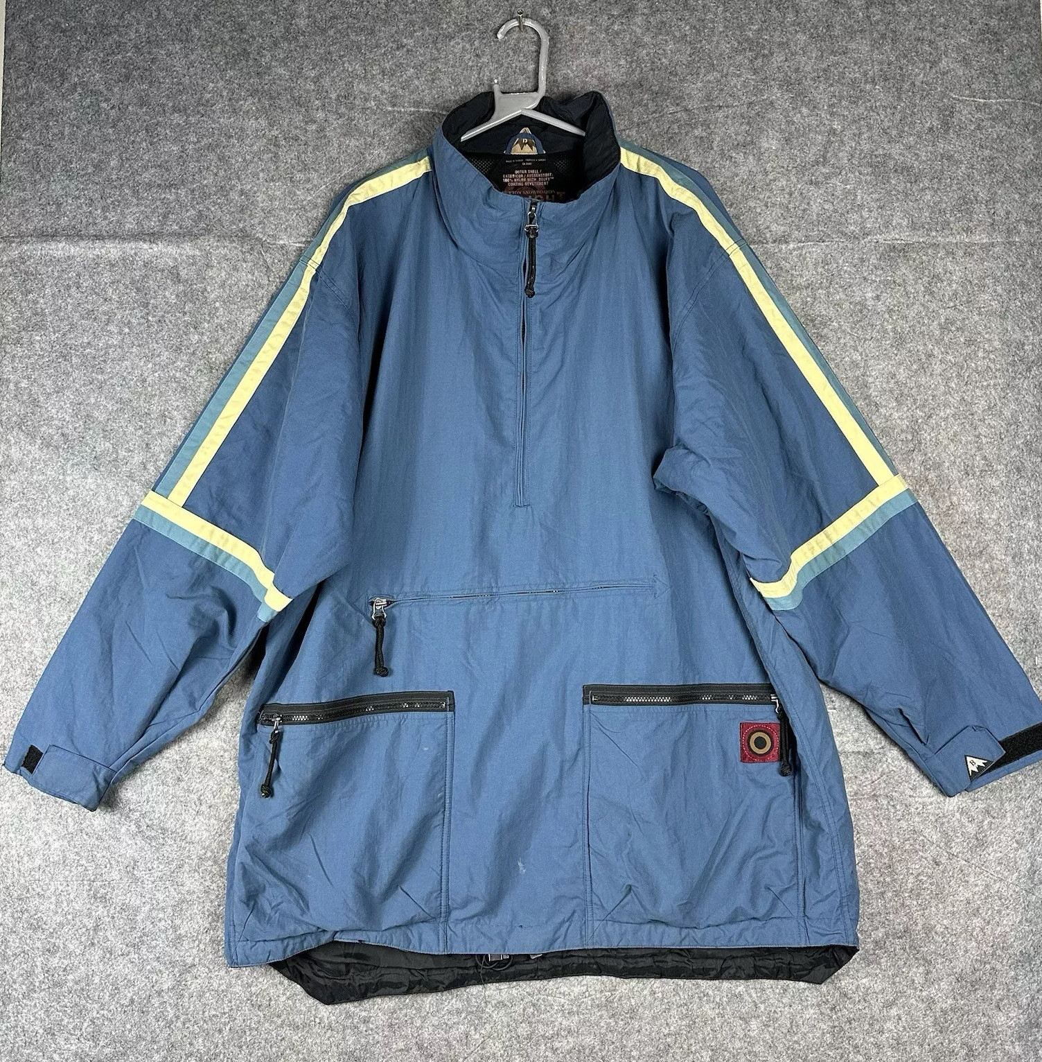 Chaqueta de Snowboard Burton 1/2 Cremallera Pullover Biolight Para Hombre Talla XL Vinatge