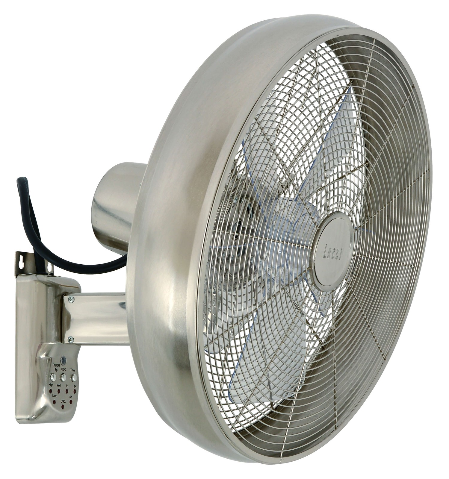 gotoll Tischventilator Retro Ventilator Oszillierend Windmaschine leise Ø 35cm