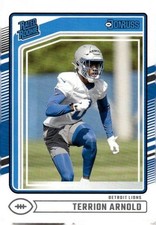 Terrion Arnold 2024 Donruss Optic Rated Rookies Preview Red Green #371 RC Lions