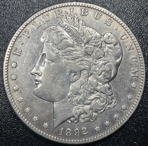 1892-S Morgan Silver Dollar $1 XF Details Extra Fine Key Date