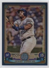 2019 Topps Gypsy Queen Chrome Indigo 78/150 Jesus Aguilar #2 sh7
