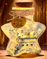 Jugendweihe Geschenke MäDchen Junge, Kreative Geldgeschenk Jugendweihe–Led Flasc