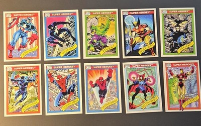 1990 Marvel Universe Complete Set (1-162) Base Cards PSA 10's?? Sharp Corners