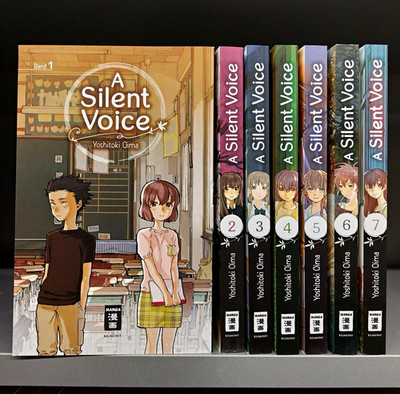 A Silent Voice Manga Set Bände 1-7 Deutsch   Yoshitoki Oima, Egmont