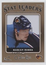 2006-07 O-Pee-Chee Stat Leaders Marian Hossa #606 HOF 0r7h
