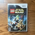 LEGO Star Wars: The Complete Saga Nintendo Wii Game Manual Case E10+
