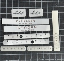 Linhof Bi Kardan Measurement Scales New Old Stock Original Decals Super Rare