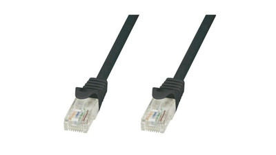 8054529024049 Patch cord Cat5e UTP 0,25m czarny CCA Techly