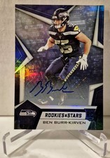 Ben Burr-Kirven 2019 Panini Rookies & Stars Longevity #184 Auto RC 66/75 Seahawk