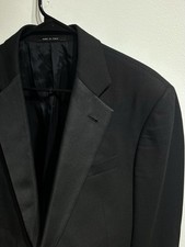 Armani Tuxedo Dinner Blazer Size 41R Satin pads wool and silk Made in Italy
