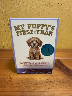 My Puppy s First Year Capture All Memories Of The First Year On Cards