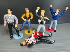 New Kids on the Block Action Figure Lot 1990 Big Step Productions Lot of 5