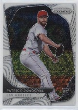 2020 Panini Prizm Quick Pitch White Donut Circle 2/5 Patrick Sandoval #26 v7j