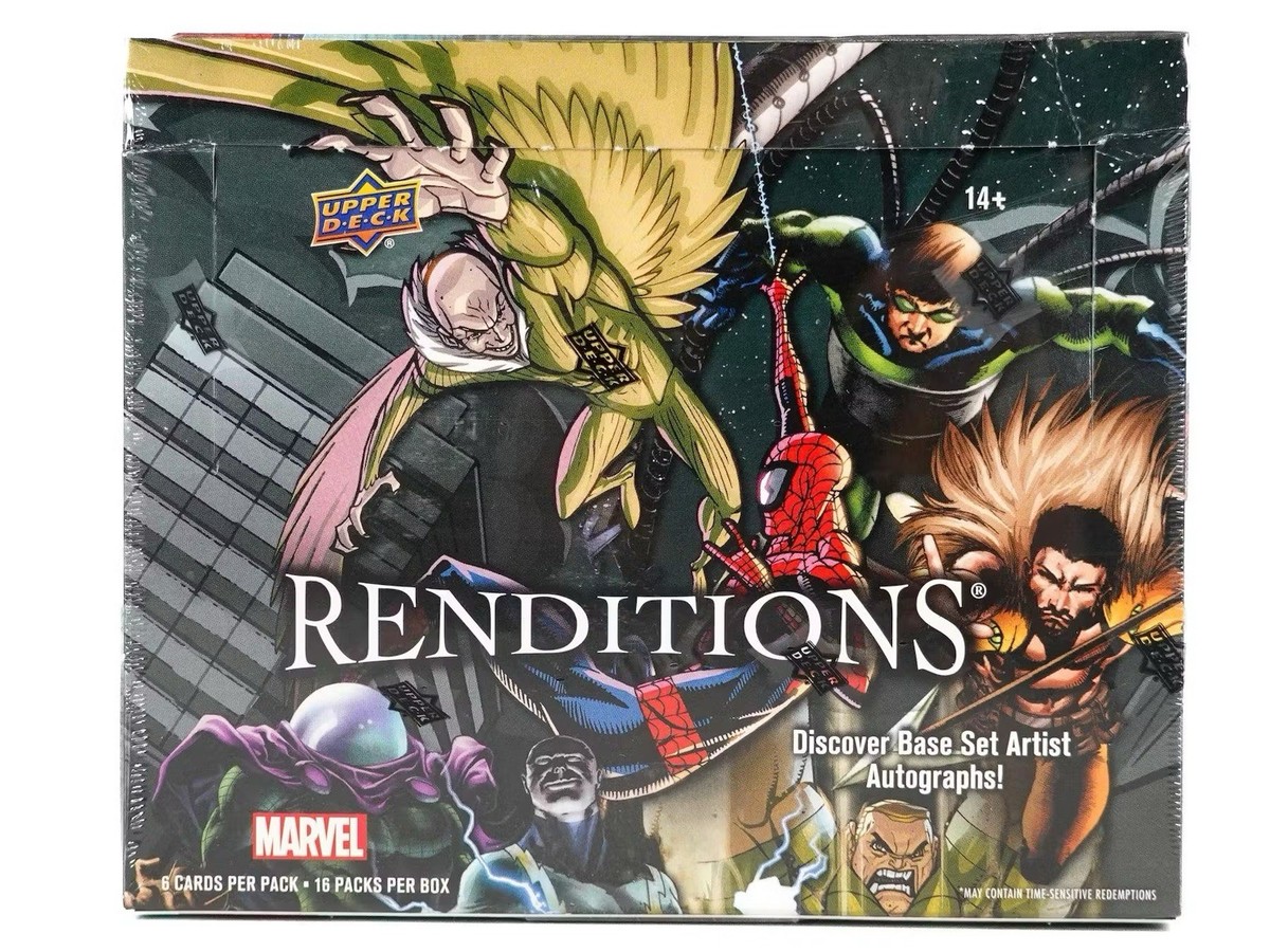 2024 Upper Deck Marvel Renditions Spider-Man Hobby Box | eBay