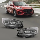 Halogen Headlight Headlamp with Bulb For 2020-2022 Ford Escape S LH/RH Option