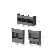 No-Drill Cabinet Door Organizer, Modular Makeup Storage Rack