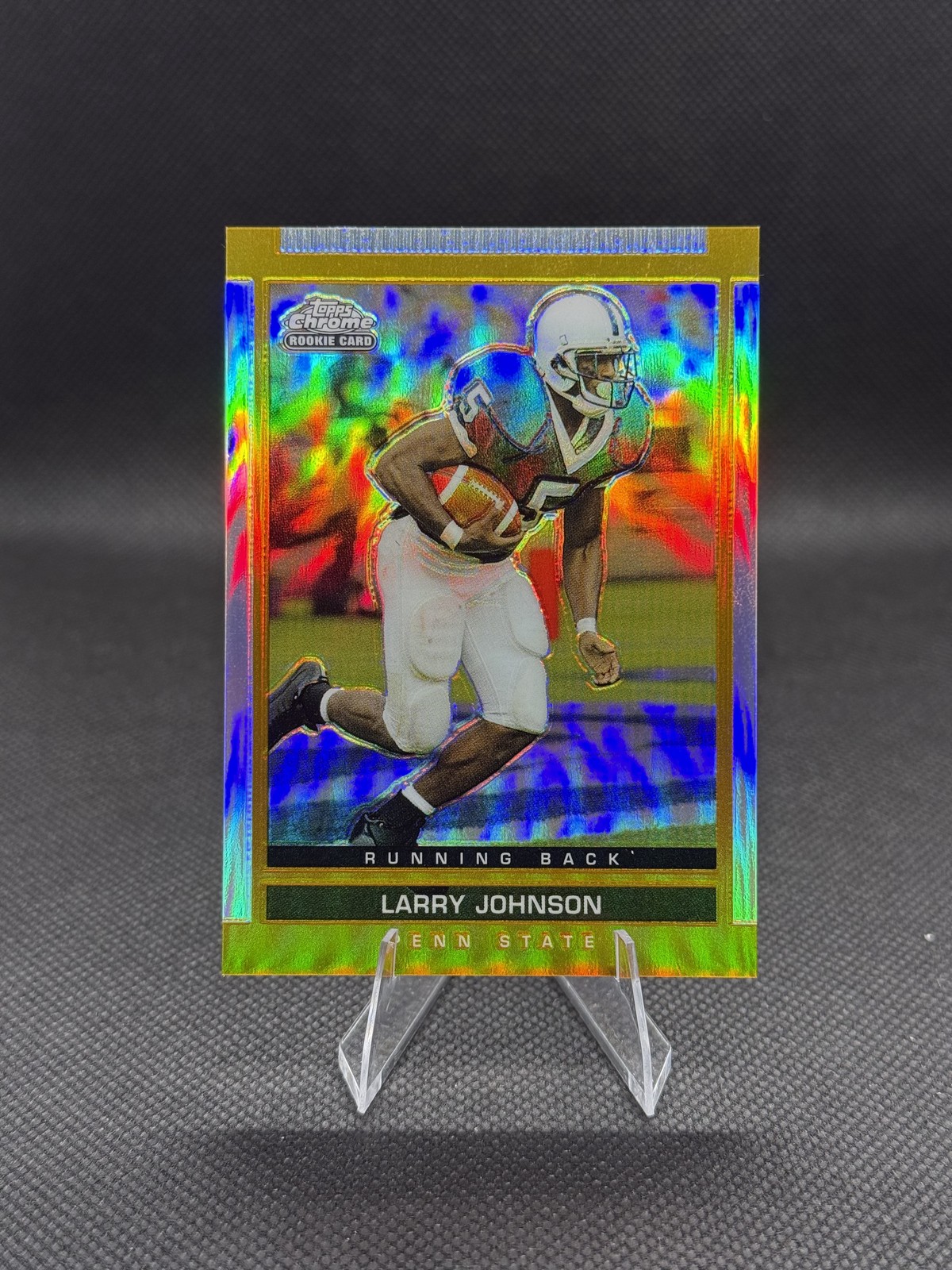 Larry Johnson Topps Draft Picks & Prospects #131 Gold Chrome Refractor