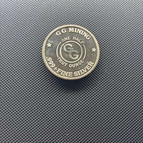 GG Mining Silver Eagle Half Ounce Silver Round 999+ Fine Silver Round One Half