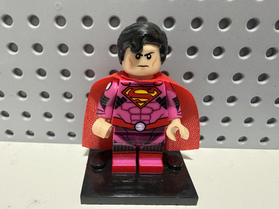 LEGO DC Super Heroes Pink Superman Custom Minifigure