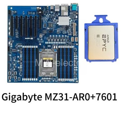 Gigabyte MZ31-AR0+EPYC7601 32 core 64 thread 2.2ghz PCI3.0 combination
