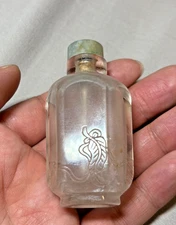 Antique 18th/19th C. Chinese Rock Crystal Snuff Bottle