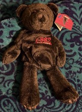 vintage 1998 JAMAL ANDERSON  LIMITED TREASURES  ATLANTA FALCONS BEANIE BEAR-TAG
