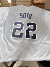 Juan Soto  Signed Autograph New York Yankees Baseball Custom Jersey JSA CoA