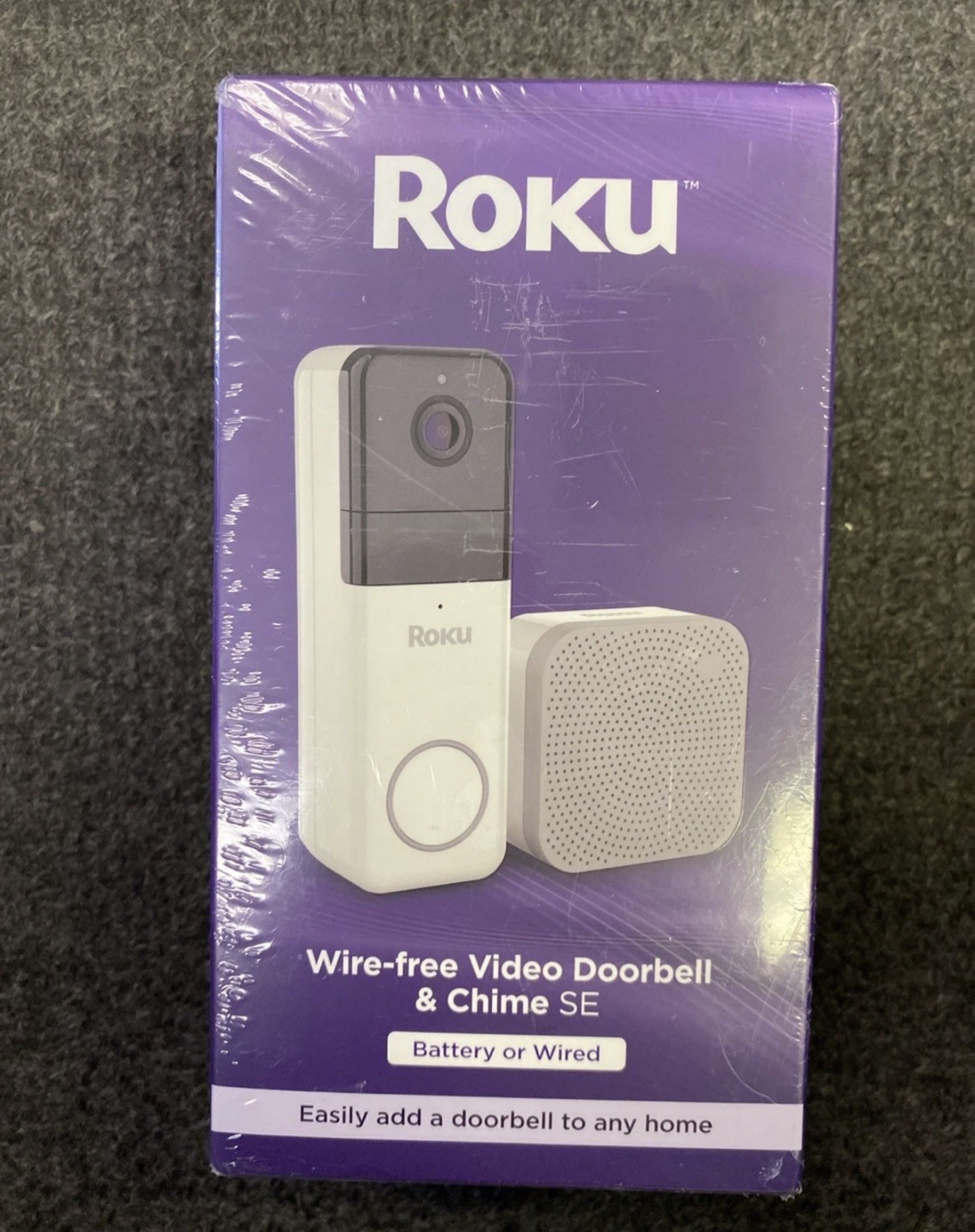 Roku - Smart Home Wire-free Video Doorbell & Chime with Moti