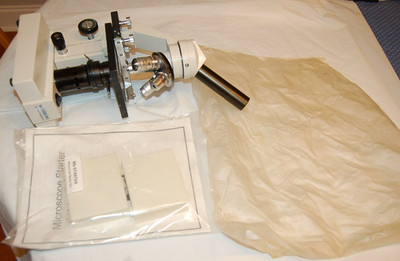 QUALITY HOME SCIENCE TOOLS MICROSCOPE W CASE M 4100DXL 4 100 40 10 LIGHT WORKING