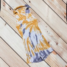 Zara S tie dye ribbed stretchy romper