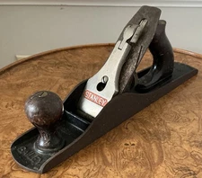 Vintage Stanley Wood Working Jack Plane 5C Corrugated Bottom