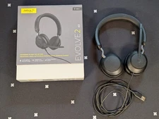 Jabra Evolve2 40 Stereo Headset (MS Teams, USB-A) - Black