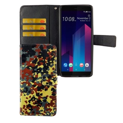 Handyhülle Schutz Case für HTC U12 Plus Cover Tasche Wallet Etui Handyhülle Neu