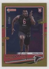 2020 Panini Donruss Rookie Press Proof Gold 43/50 Marlon Davidson #285 fm0
