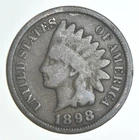 1898 Indian Head Cent AC Average Circ *6312