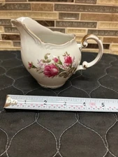 Mid-Century Ucagco Japan Hand Painted Old Roses Creamer