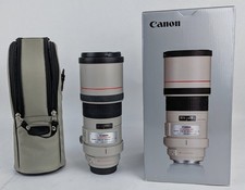 Canon EF 300mm f/4 L IS USM Lens - With Case and Box