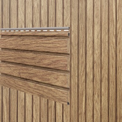 Fassadenverkleidung Canadian Siding MAX3Fronto Rhombus Profil L2,95m honigfarbe