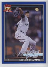 2016 Topps Archives 1991 Design Blue Border 109/199 Aroldis Chapman #213 0x1