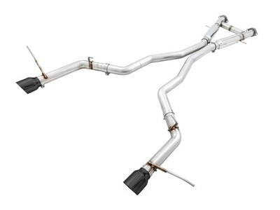 AWE Track Edition Exhaust Diamond Black Tips for 2020 Jeep Grand Cherokee SRT