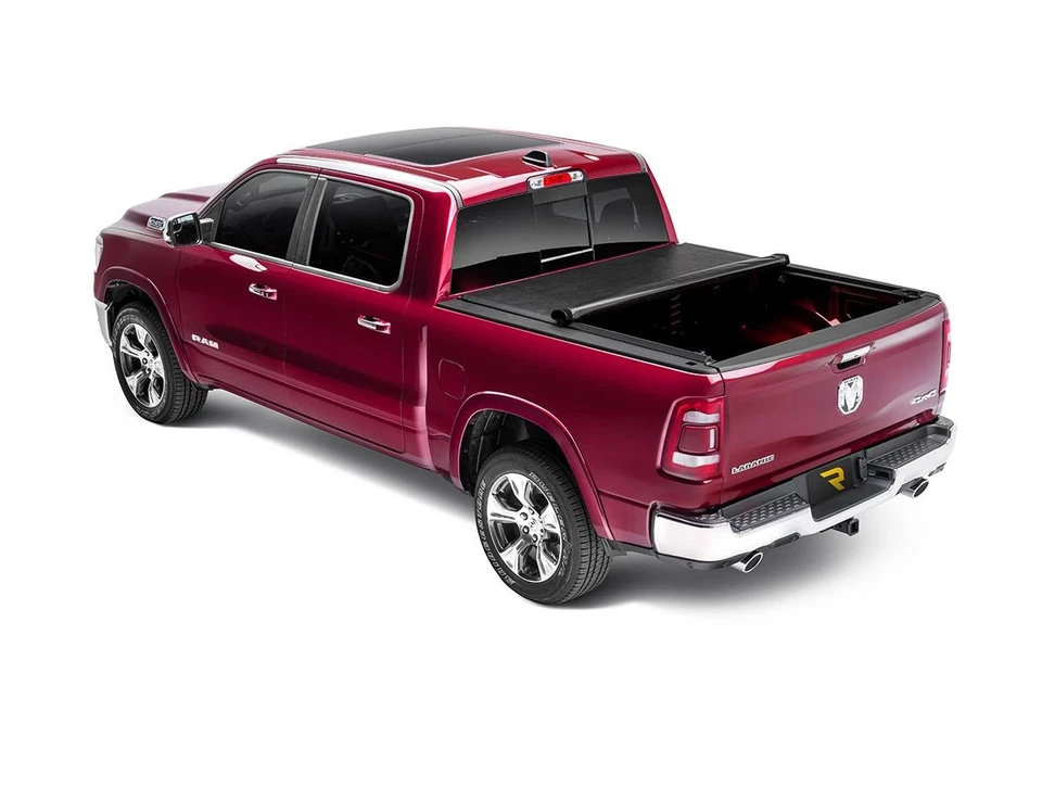 TruXedo Lo Pro Soft Roll Up Tonneau Fits 09-23 Dodge Ram 5'7" Bed w/ RamBox - Image 4 of 4