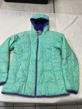 Free Country Size XXL 14-16 Green/purple girl's insulated puffer jacket