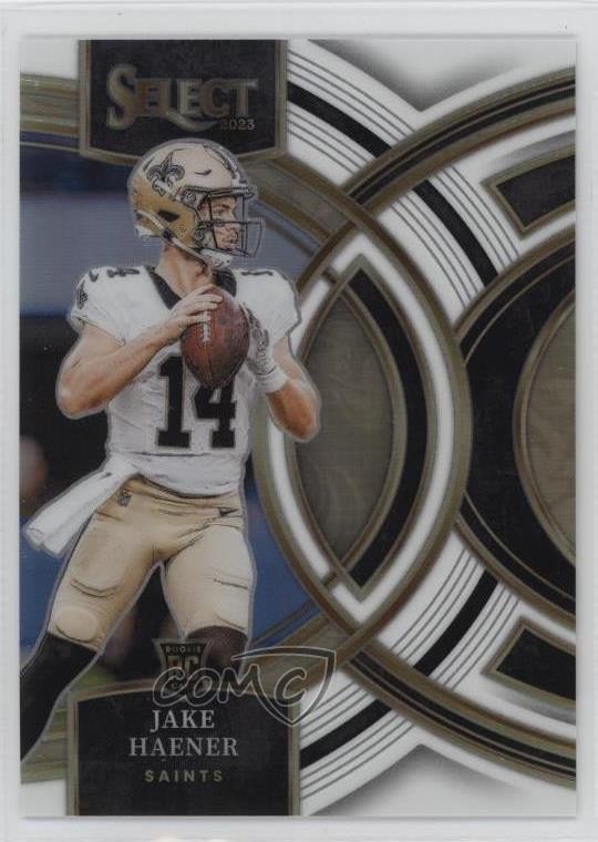2023 Panini Select Premier Level White Prizm /35 Jake Haener #186 rn1
