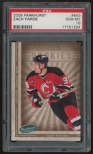 2005-06 Parkhurst Zach Parise RC #640 PSA 10