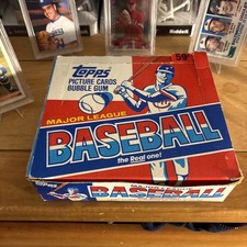 1986 Topps Baseball Sealed Cello Box All 24 Packs unopened!